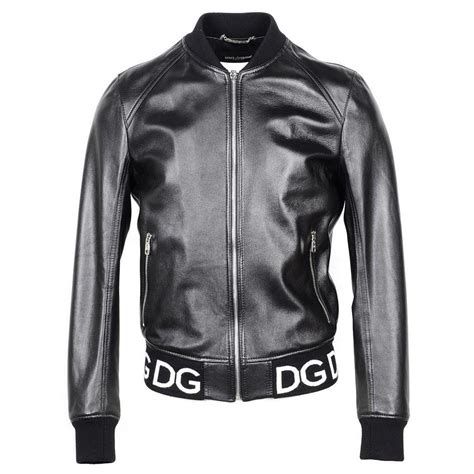 blouson cuir dolce gabbana femme|Blouson en cuir Dolce & Gabbana Noir taille 36 IT en Cuir.